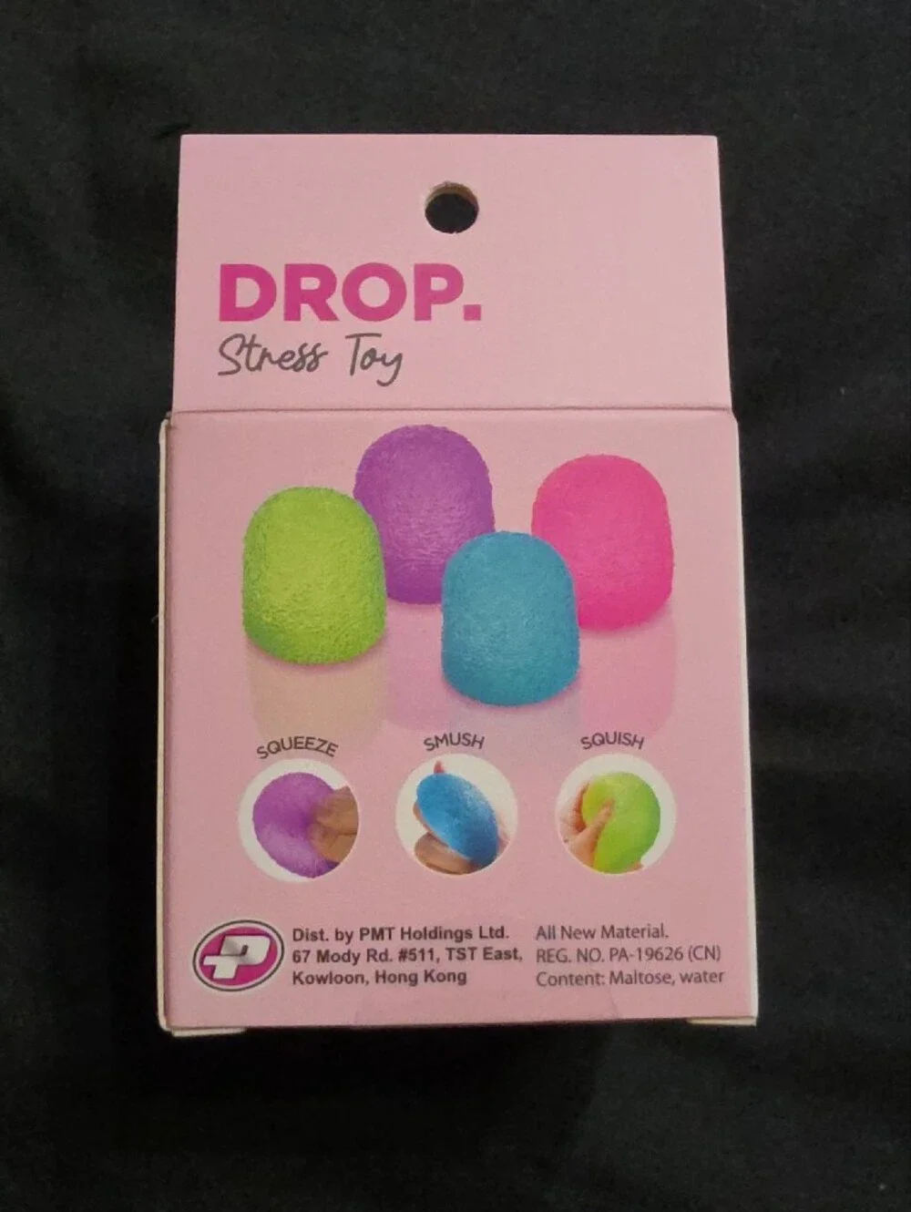 DROP. Blue Stress Toy in Display Box
